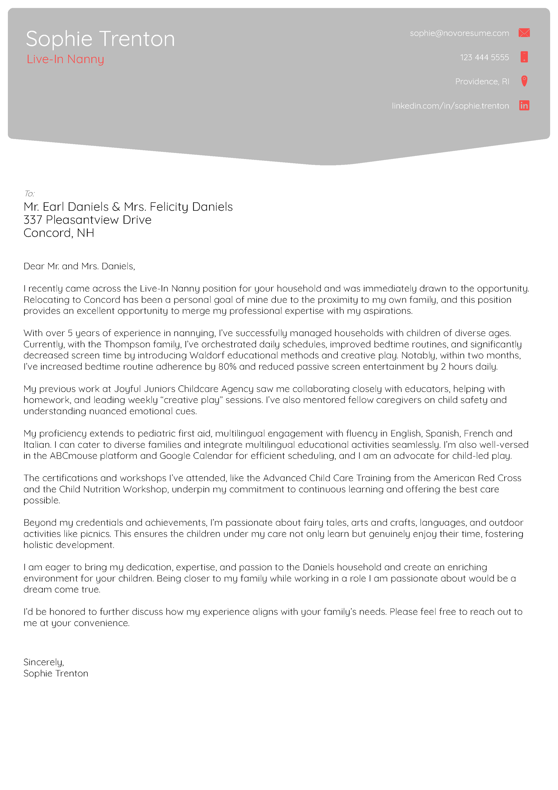 Launch Cover Letter Template