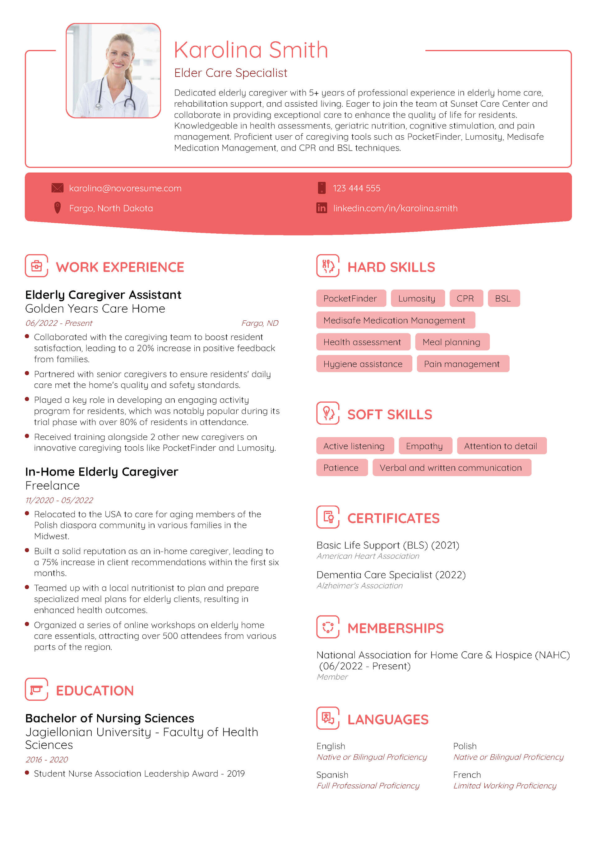 Resume + Cover Letter Traditional Template