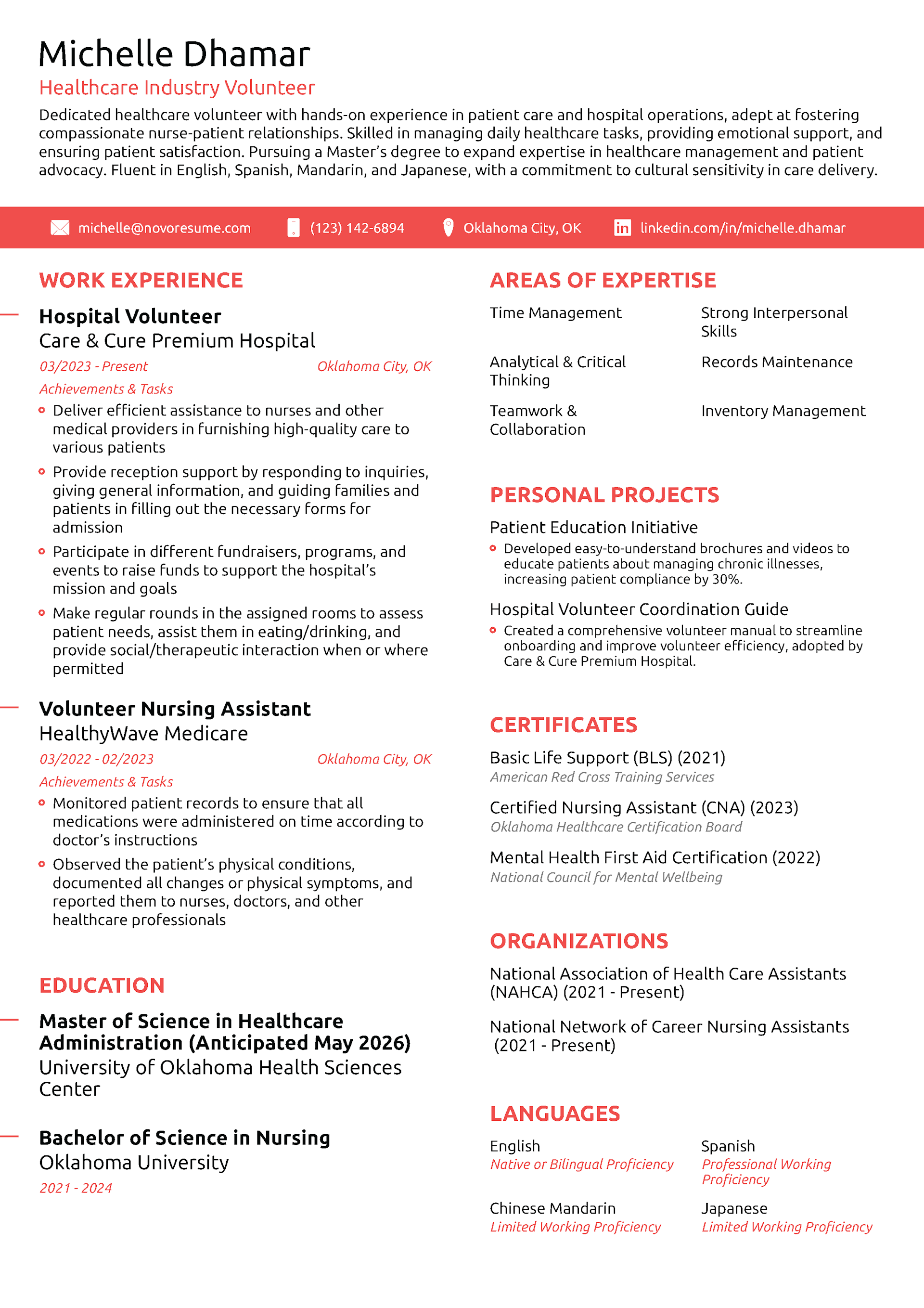 Simple CV Template