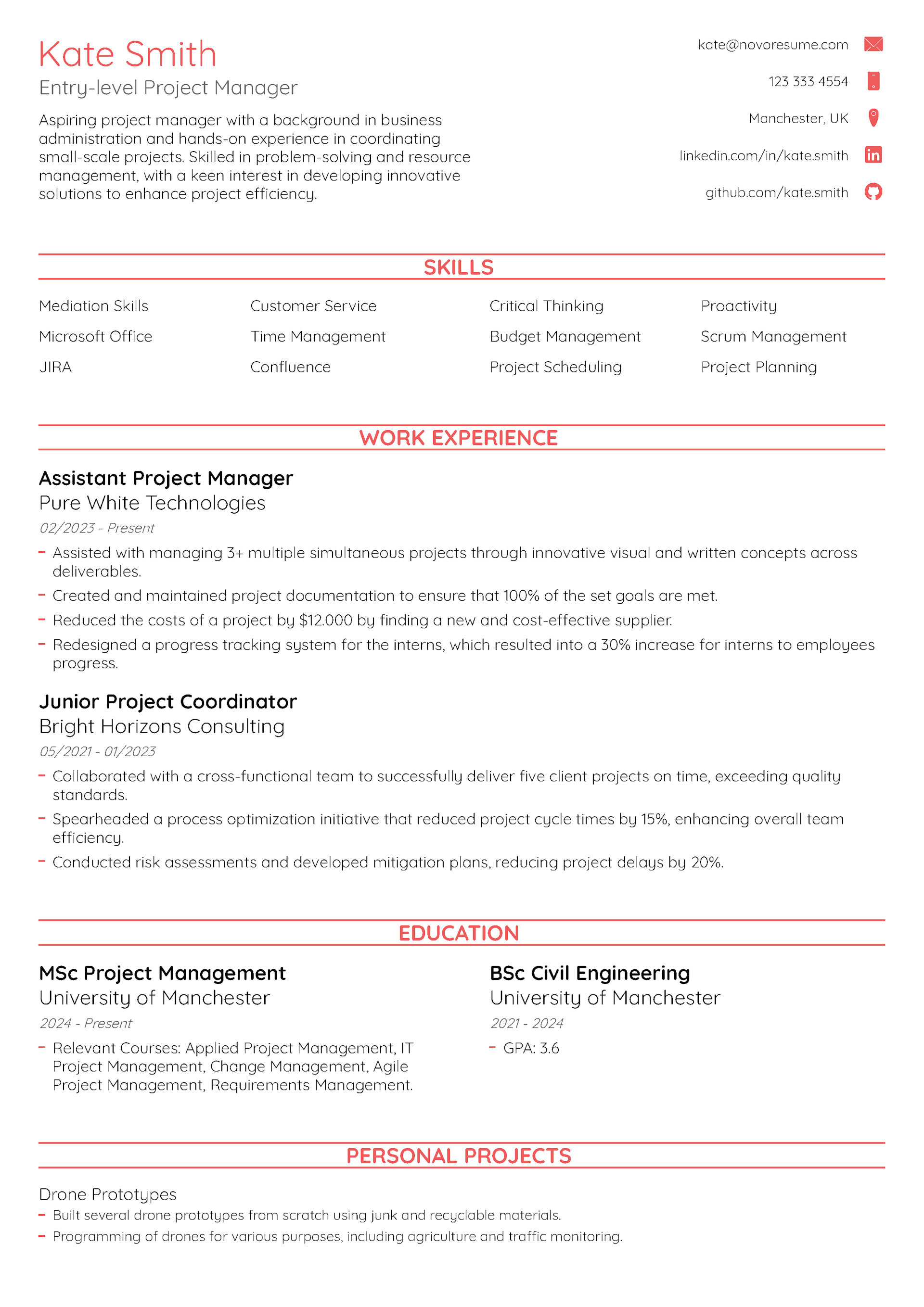 Britannia CV Template