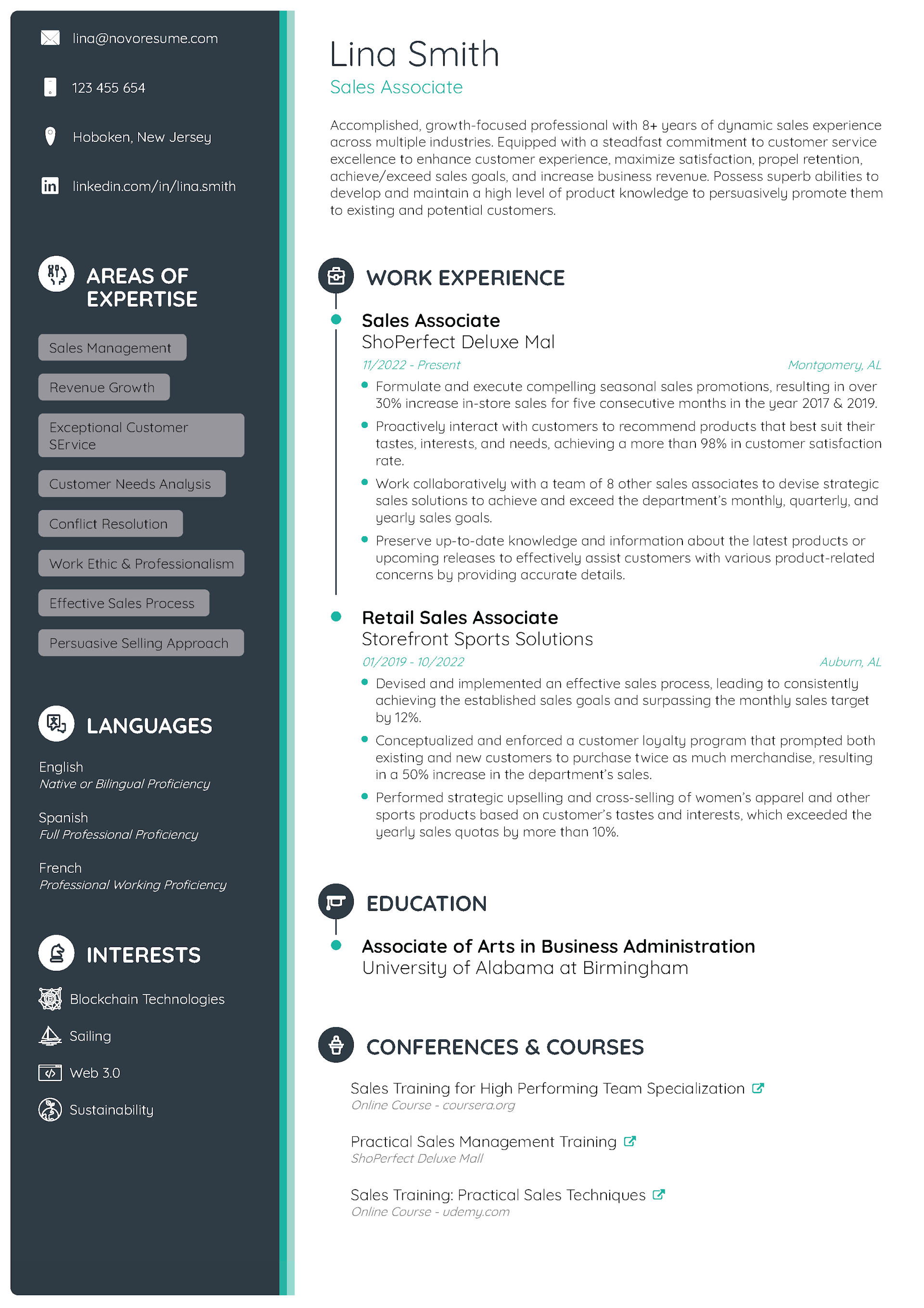 Impact Resume Template