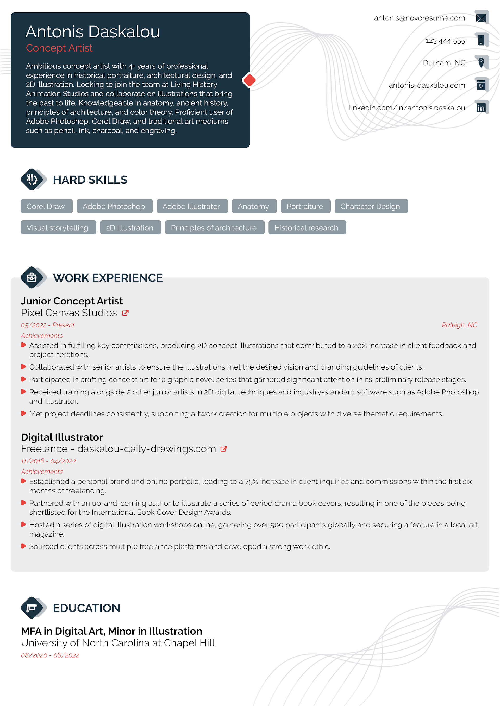 Hybrid Resume Template