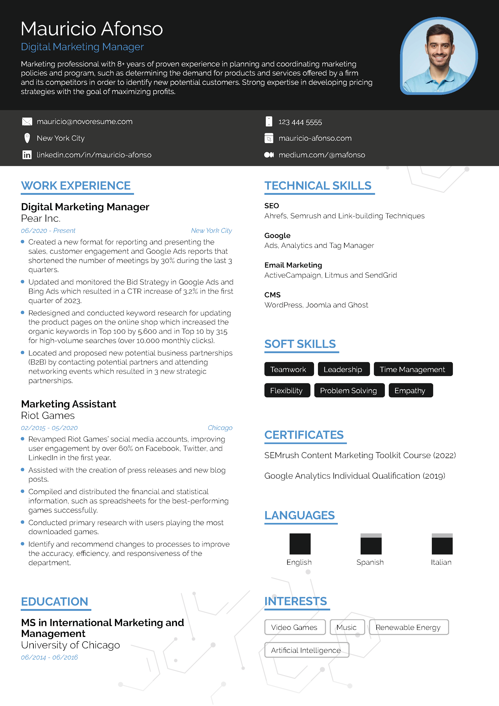 Spark Resume Template