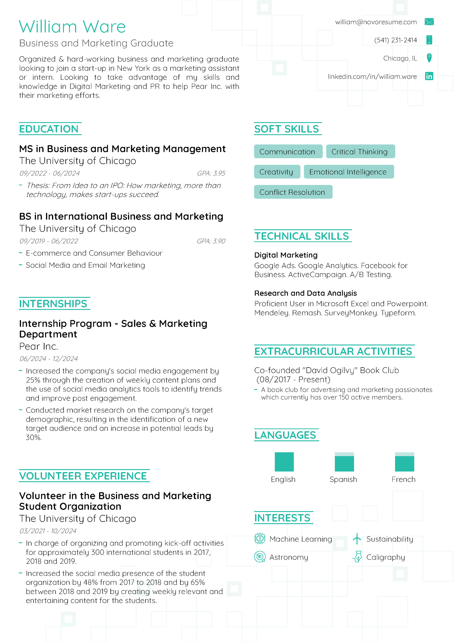 Momentum Resume Template