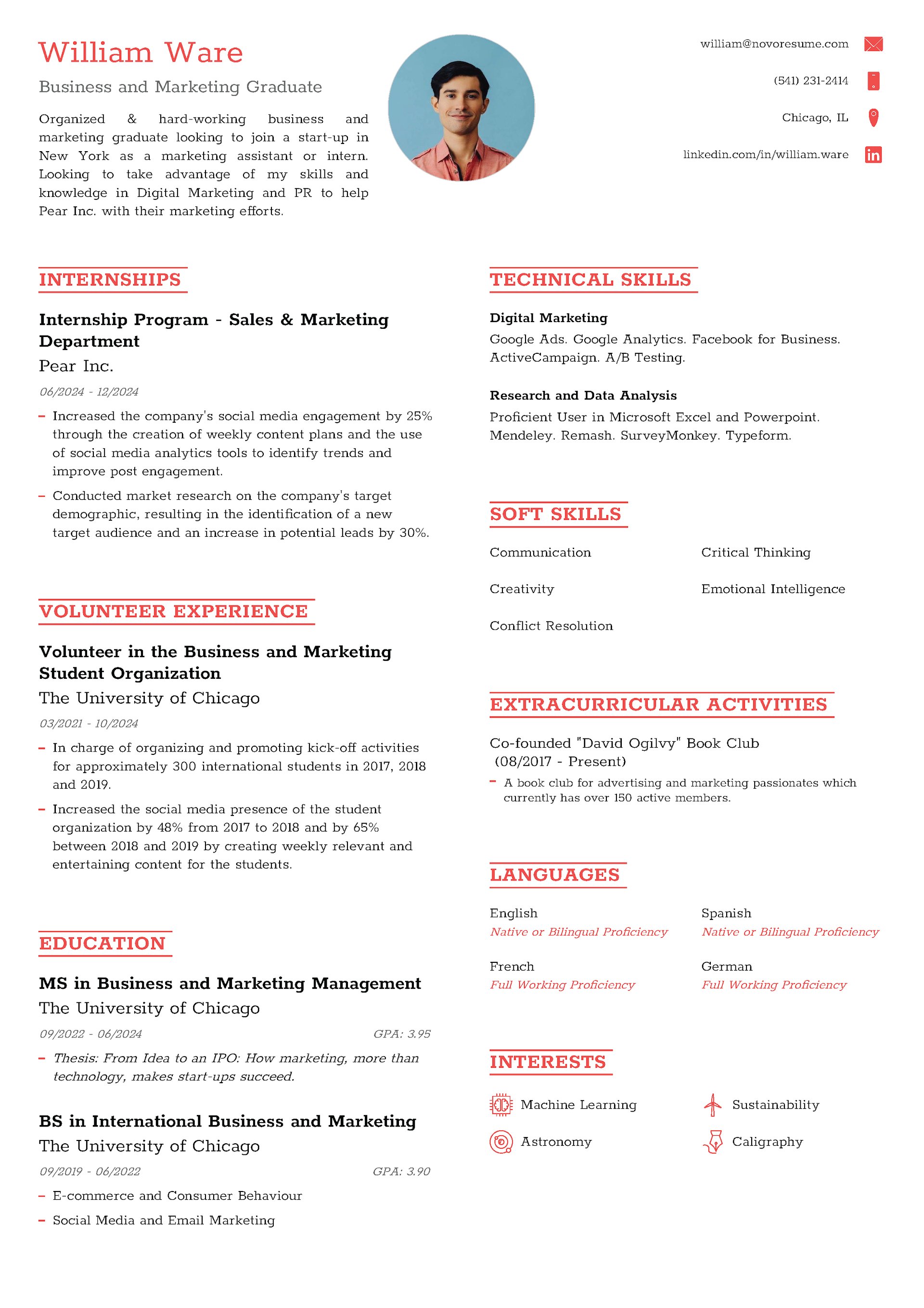 Aspire Resume Template