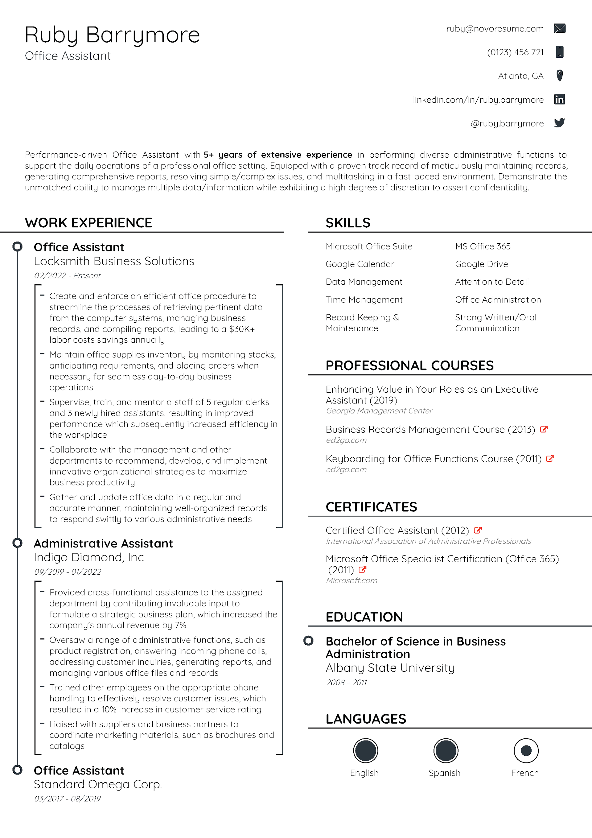 Edge Resume Template