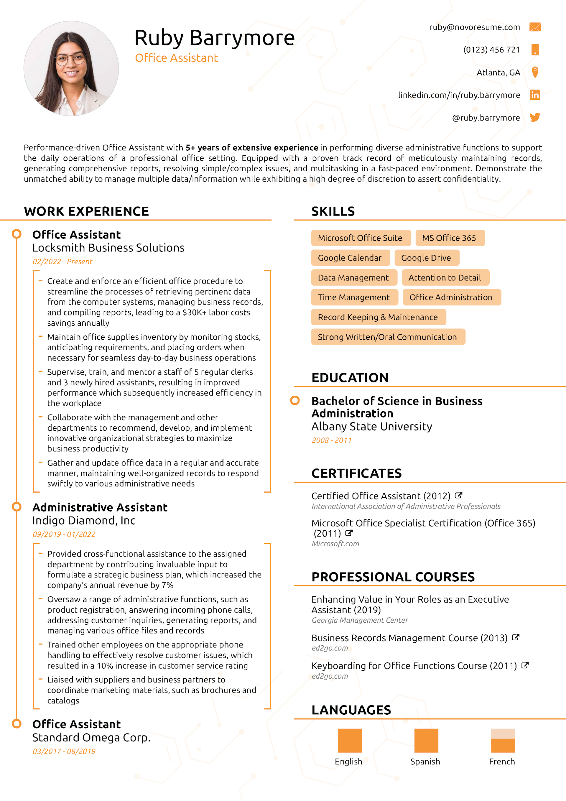 Pulse Resume Template