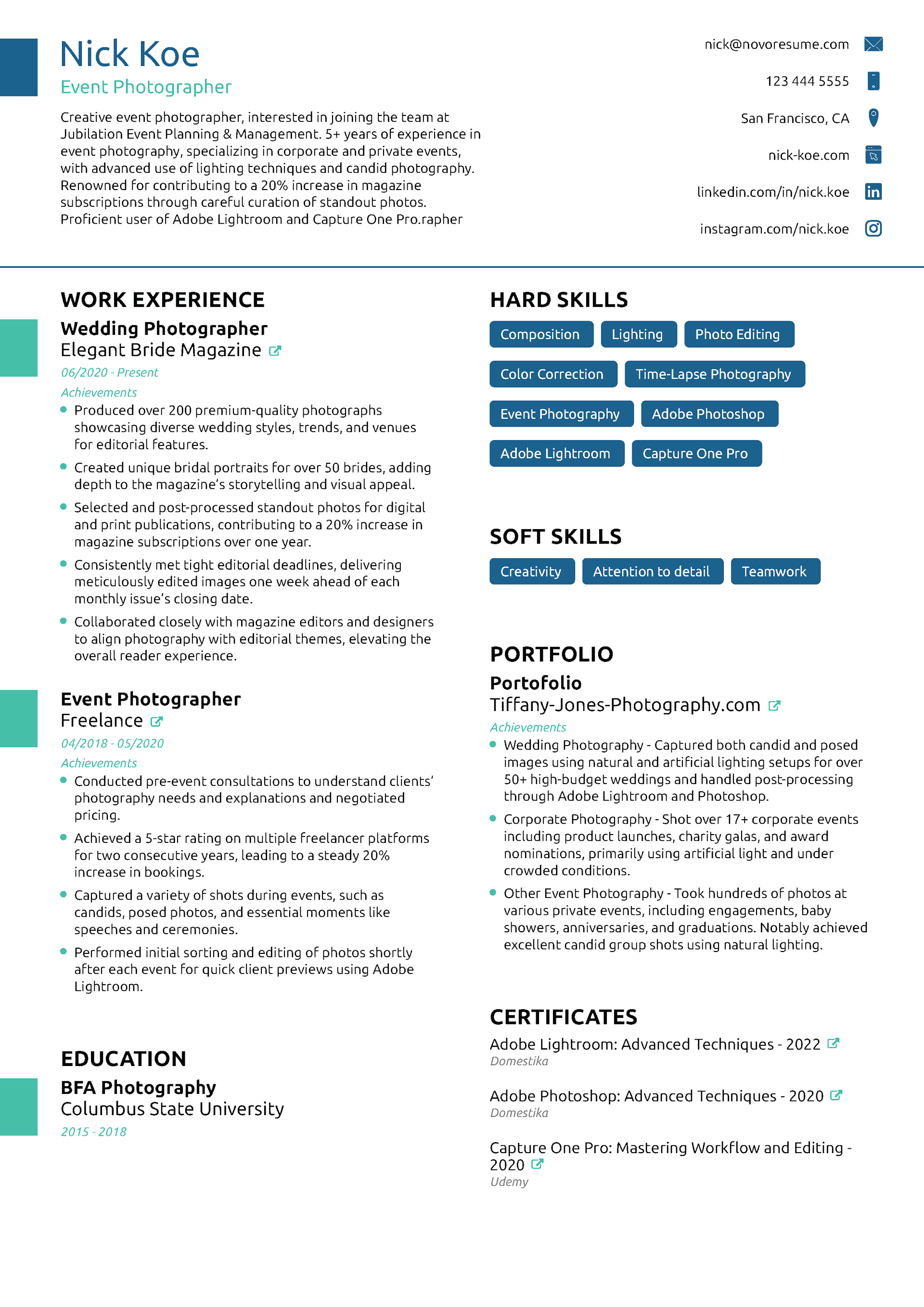 Aspire Resume Template