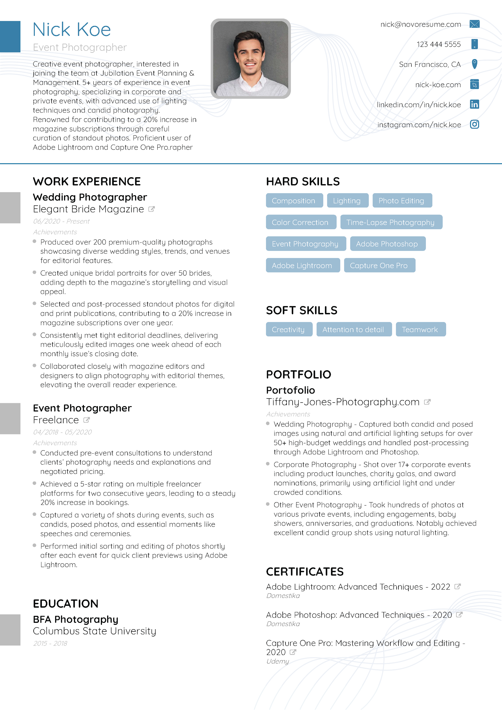 Elevate Resume Template
