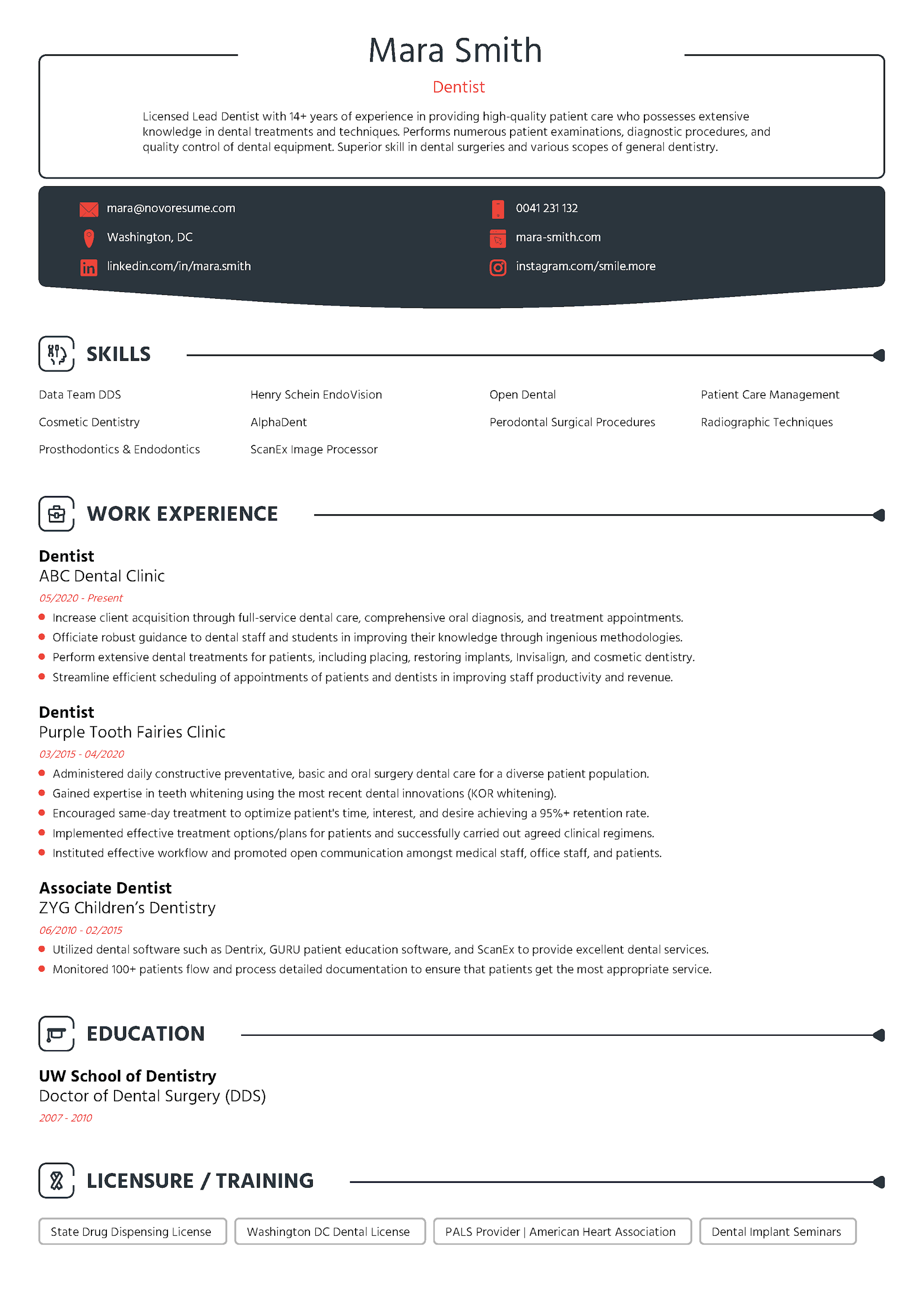 Heritage Resume Template