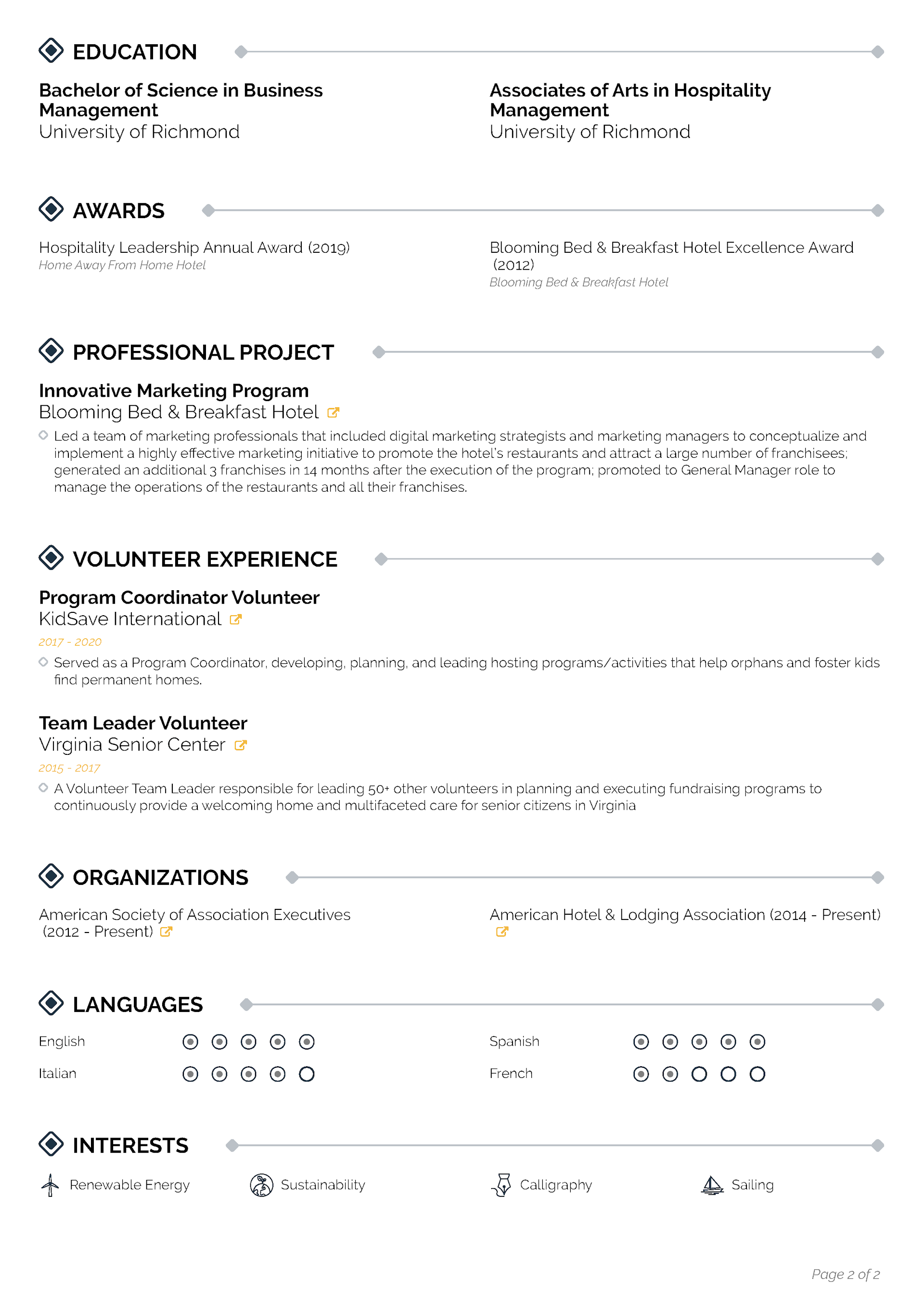 Expanse Resume Template 2