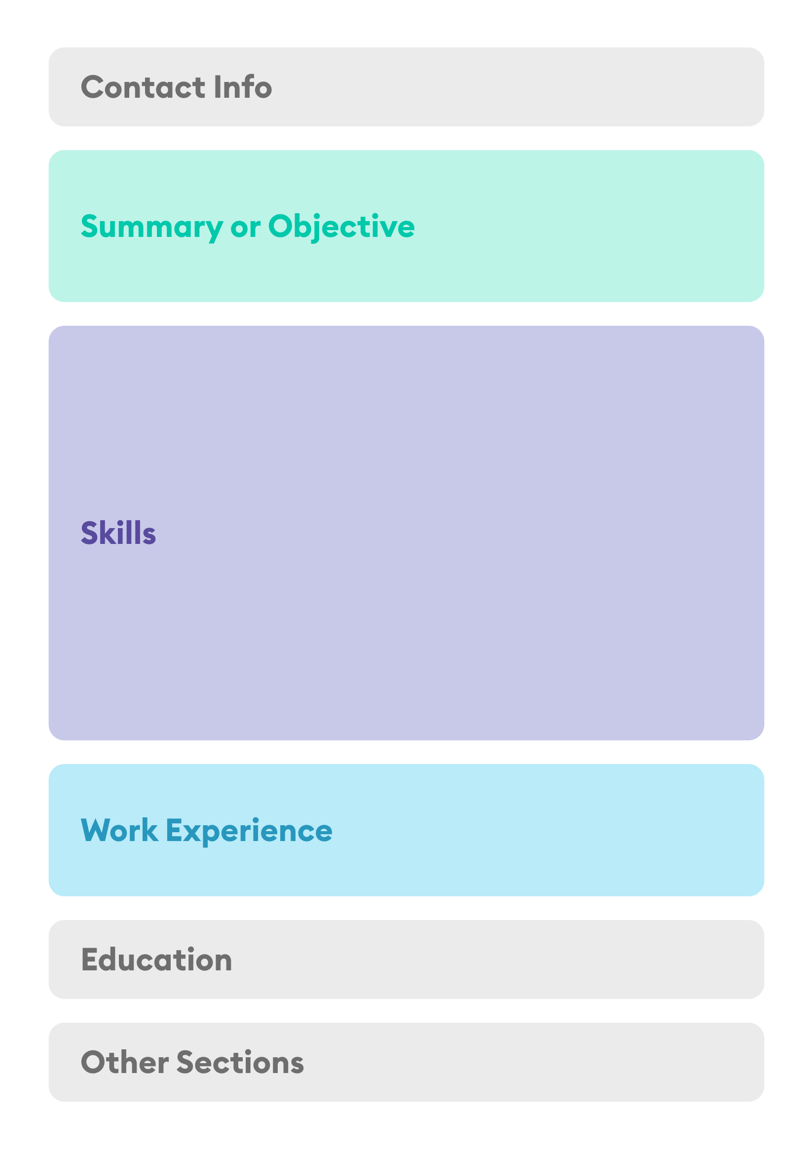 Functional Resume Format
