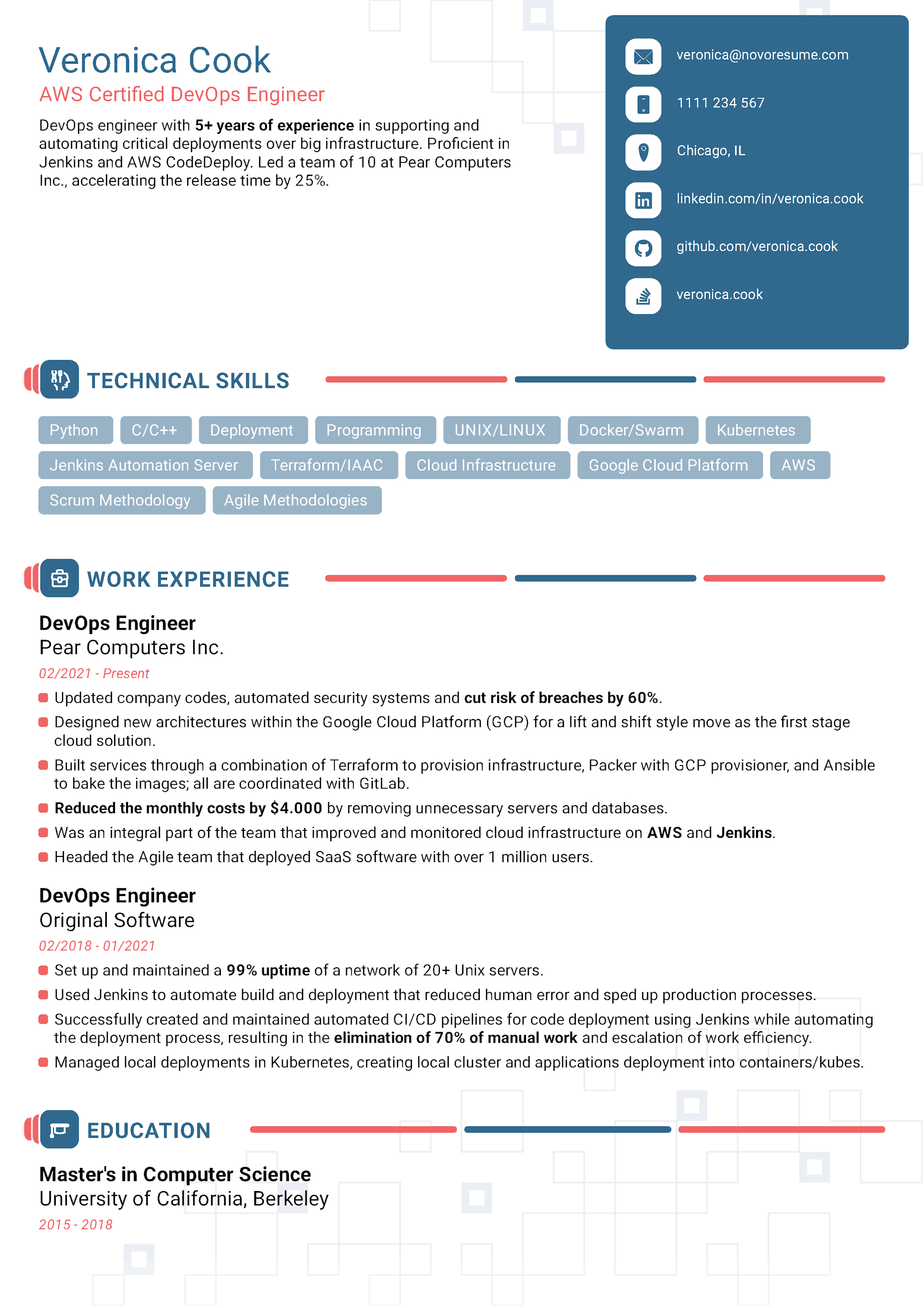 IT Resume Template