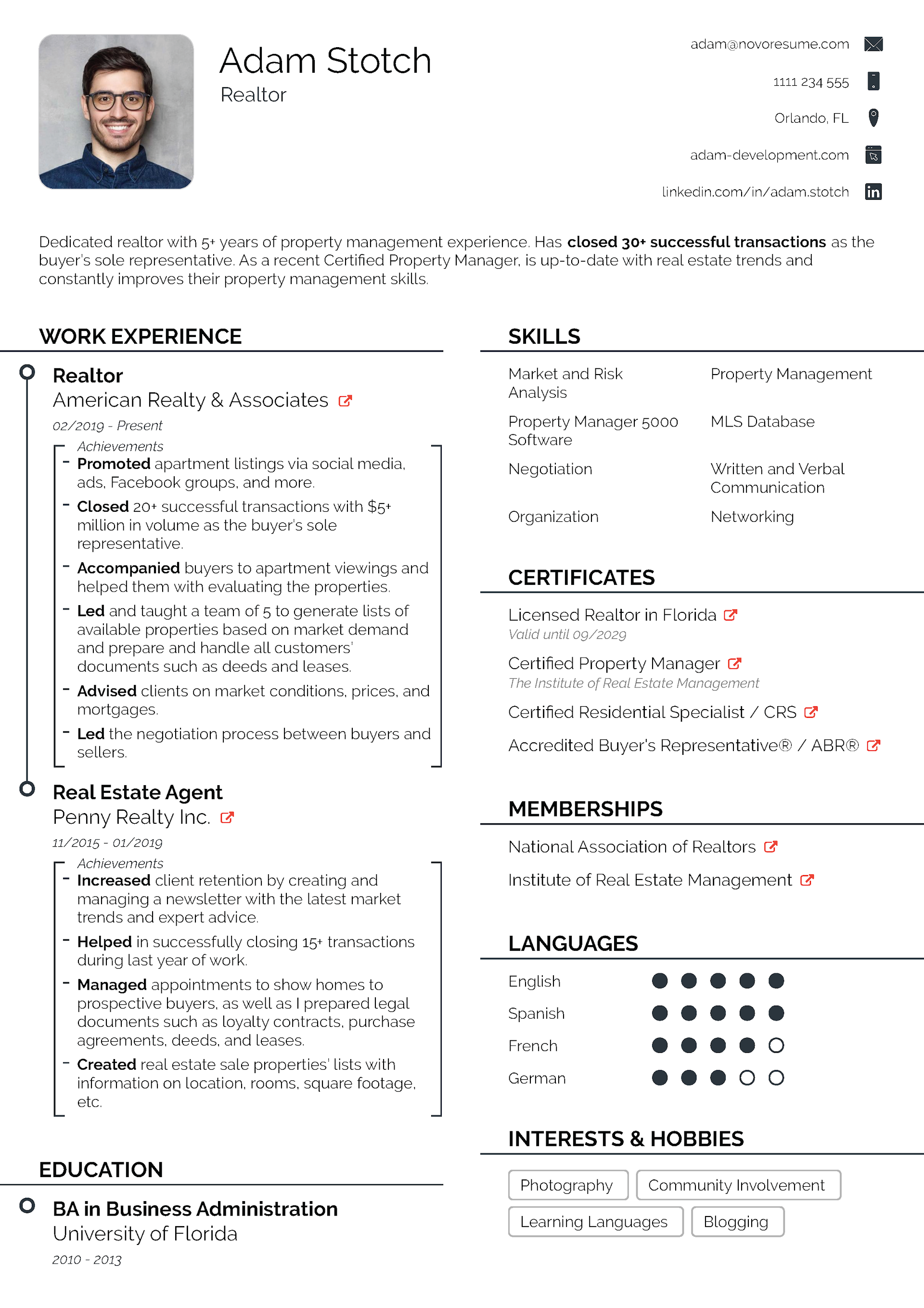 Modern Resume Template