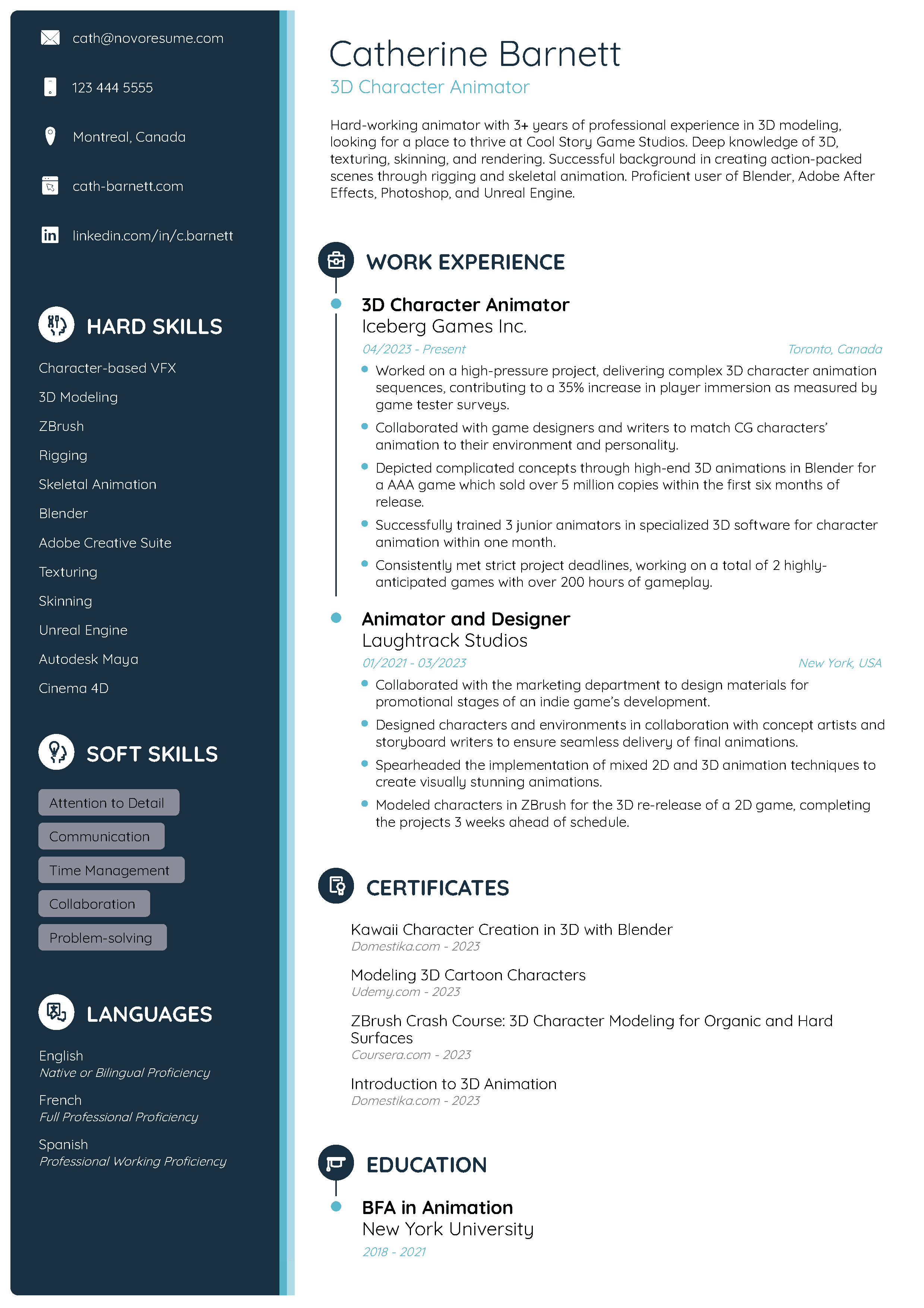 Skill-based Resume Template