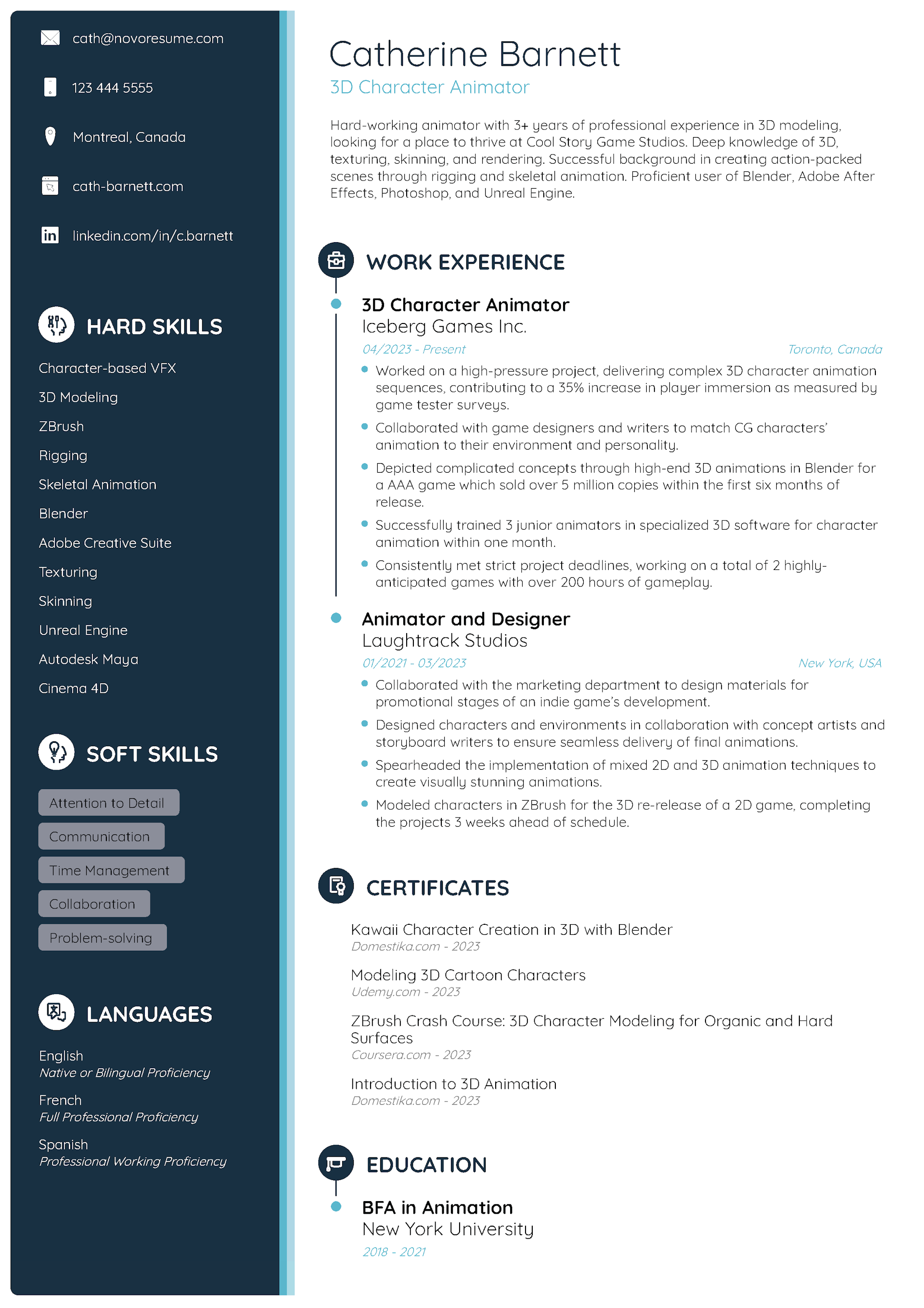 Skill-based Resume Template